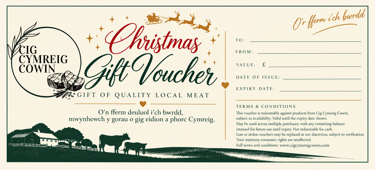 Cig Cymreig Cowin Gift Card