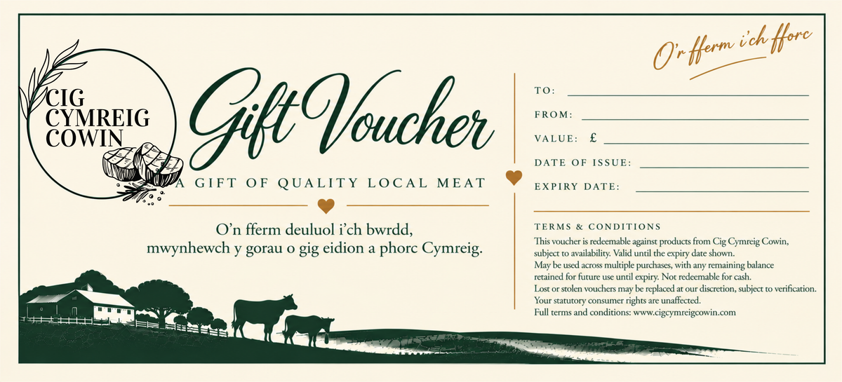 Cig Cymreig Cowin Gift Card